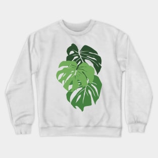 Monstera Leaves PLANTS-1 Crewneck Sweatshirt